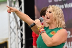 03.08.2018, Herne, Eröffnungsfeier der 583. Cranger Kirmes 2018. Bild: Beatrice Egli trat als Stargast bei der Eröffnungsfeier auf - Foto: Björn Koch