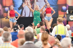 03.08.2018, Herne, Eröffnungsfeier der 583. Cranger Kirmes 2018. Bild: Beatrice Egli trat als Stargast bei der Eröffnungsfeier auf - Foto: Björn Koch