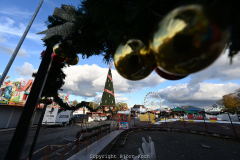 12.11.2023, Cranger Weihnachtszauber 2023, Aufbau Cranger Weihnachtszauber 2023. Bild: Impressionen vom Aufbau des Cranger Weihnachtszauber, 11 Tage vor der Eröffnung. - Foto: Björn Koch