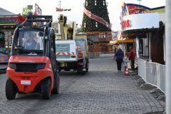 12.11.2023, Cranger Weihnachtszauber 2023, Aufbau Cranger Weihnachtszauber 2023. Bild: Impressionen vom Aufbau des Cranger Weihnachtszauber, 11 Tage vor der Eröffnung. - Foto: Björn Koch