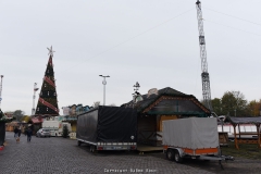 17.11.2019, Herne, Aufbau Cranger Weihnachtszauber 2019. Bild: Impressionen vom Aufbau des 2. Cranger Weihnachtszauber 2019 vier Tage vor der Eröffnung. - Foto: Björn Koch