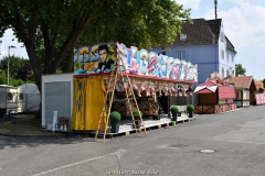 Impressionen vom Aufbau der 583. Cranger Kirmes 2018 - Foto: Björn Koch