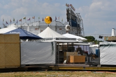 Impressionen vom Aufbau der 583. Cranger Kirmes 2018 - Foto: Björn Koch