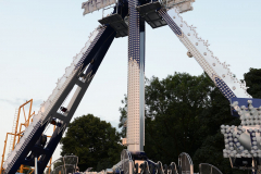 27.07.2013, Impressionen vom Aufbau der 578. Cranger Kirmes 2013, 6 Tage vor der offiziellen Eröffnung. - Foto: Björn Koch