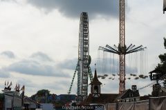 28.07.2013, Impressionen vom Aufbau der 578. Cranger Kirmes 2013, 5 Tage vor der offiziellen Eröffnung. - Foto: Björn Koch