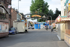 28.07.2013, Impressionen vom Aufbau der 578. Cranger Kirmes 2013, 5 Tage vor der offiziellen Eröffnung. - Foto: Björn Koch