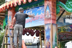 Impressionen vom Aufbau der 583. Cranger Kirmes 2018 - Foto: Björn Koch