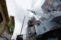 Impressionen vom Aufbau der 583. Cranger Kirmes 2018 - Foto: Björn Koch