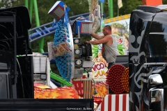 Impressionen vom Aufbau der 583. Cranger Kirmes 2018 - Foto: Björn Koch