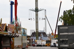 Impressionen vom Aufbau der 583. Cranger Kirmes 2018 - Foto: Björn Koch