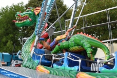 Impressionen vom Aufbau der 583. Cranger Kirmes 2018 - Foto: Björn Koch