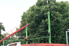 28.07.2023, Impressionen vom Aufbau der 539. Cranger Kirmes 2023, 7 Tage bis zur Eröffnung - Foto: Björn Koch