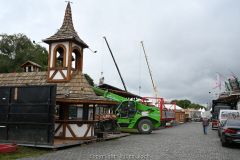 28.07.2023, Impressionen vom Aufbau der 539. Cranger Kirmes 2023, 7 Tage bis zur Eröffnung - Foto: Björn Koch