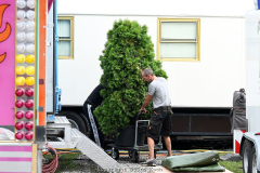 28.07.2023, Impressionen vom Aufbau der 539. Cranger Kirmes 2023, 7 Tage bis zur Eröffnung - Foto: Björn Koch