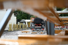 28.07.2023, Impressionen vom Aufbau der 539. Cranger Kirmes 2023, 7 Tage bis zur Eröffnung - Foto: Björn Koch