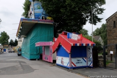 29.07.2017, Herne, Impressionen vom Aufbau der 582. Cranger Kirmes 2017 - Foto: Björn Koch