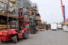 Impressionen vom Aufbau der 583. Cranger Kirmes 2018 - Foto: Björn Koch