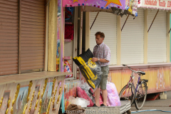 30.07.2013, Impressionen vom Aufbau der 578. Cranger Kirmes 2013, 3 Tage vor der offiziellen Eröffnung. - Foto: Björn Koch