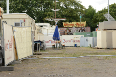 30.07.2013, Impressionen vom Aufbau der 578. Cranger Kirmes 2013, 3 Tage vor der offiziellen Eröffnung. - Foto: Björn Koch