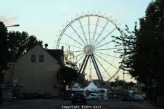 Impressionen vom Aufbau der 575. Cranger Kirmes 2010