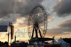 Impressionen vom Aufbau der 575. Cranger Kirmes 2010