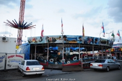 Impressionen vom Aufbau der 575. Cranger Kirmes 2010