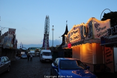 Impressionen vom Aufbau der 575. Cranger Kirmes 2010