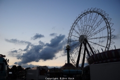 Impressionen vom Aufbau der 575. Cranger Kirmes 2010