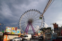 Impressionen vom Aufbau der 575. Cranger Kirmes 2010