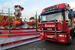 Aufbau 576. Cranger Kirmes 2011