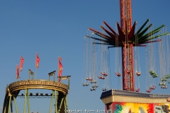 Aufbau 576. Cranger Kirmes 2011