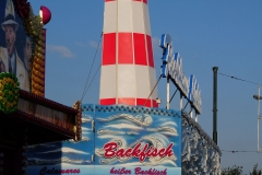 Aufbau 576. Cranger Kirmes 2011