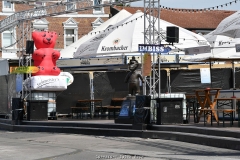 Impressionen vom Aufbau der 535. Cranger Kirmes 2019 - 6 Tage vor der Eröffnung am 26.07.2019 - Foto: Björn Koch