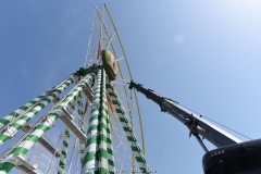 Impressionen vom Aufbau der 535. Cranger Kirmes 2019 - 6 Tage vor der Eröffnung am 26.07.2019 - Foto: Björn Koch