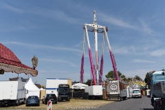 Impressionen vom Aufbau der 535. Cranger Kirmes 2019 - 6 Tage vor der Eröffnung am 26.07.2019 - Foto: Björn Koch