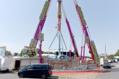 Impressionen vom Aufbau der 535. Cranger Kirmes 2019 - 6 Tage vor der Eröffnung am 26.07.2019 - Foto: Björn Koch