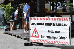 Impressionen vom Aufbau der 535. Cranger Kirmes 2019 - 6 Tage vor der Eröffnung am 26.07.2019 - Foto: Björn Koch