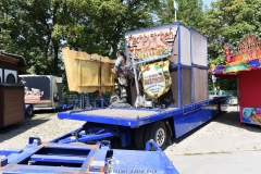 Impressionen vom Aufbau der 535. Cranger Kirmes 2019 - 6 Tage vor der Eröffnung am 26.07.2019 - Foto: Björn Koch