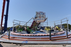 Impressionen vom Aufbau der 535. Cranger Kirmes 2019 - 6 Tage vor der Eröffnung am 26.07.2019 - Foto: Björn Koch