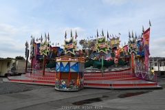 Impressionen vom Aufbau der Cranger Kirmes 2022 - Foto: Björn Koch