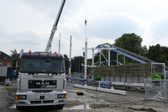 Impressionen vom Aufbau der Cranger Kirmes 2022 - Foto: Björn Koch