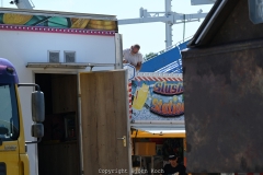 Impressionen vom Aufbau der Cranger Kirmes 2022 - Foto: Björn Koch