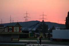 Aufbau der 572. Cranger Kirmes 2007