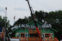 Aufbau der 572. Cranger Kirmes 2007