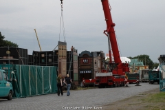 Aufbau der 572. Cranger Kirmes 2007