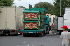 Aufbau der 572. Cranger Kirmes 2007