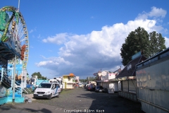 Aufbau der 572. Cranger Kirmes 2007