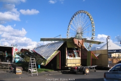 Aufbau der 572. Cranger Kirmes 2007