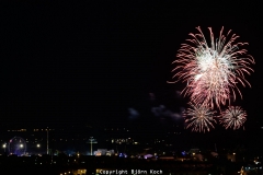 Eröffnungsfeuerwerk der 581. Cranger Kirmes.