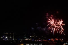 Eröffnungsfeuerwerk der 581. Cranger Kirmes.